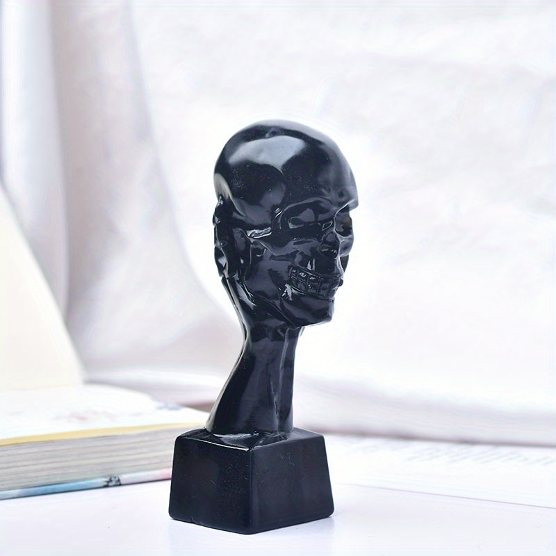 Mini Hand Raised Skull Statue Desktop Decoration